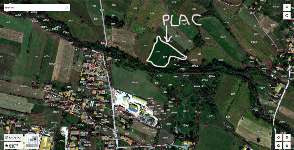 Plac pored reke Moravice